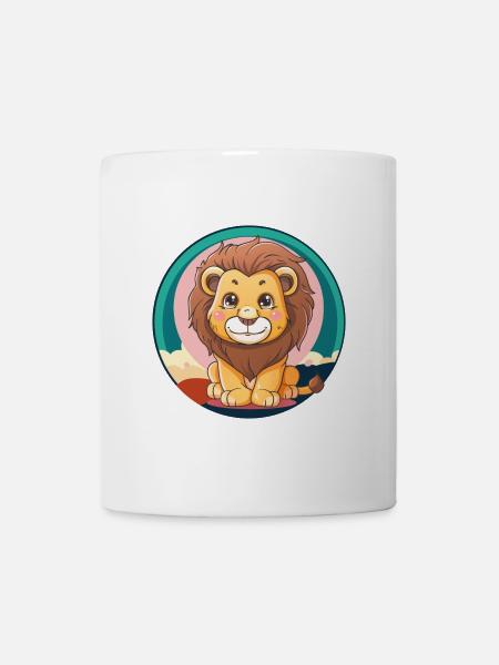 Loewe Löwen Löwin - Tasse - Weiß