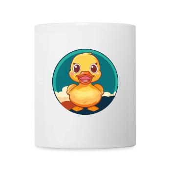 Quak Ente - Tasse - Weiß - Vorne