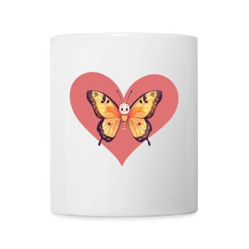 Papillon Printemps Animal - Mug blanc - blanc - Devant