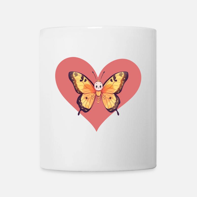 Butterfly Spring Animal - Mug - white