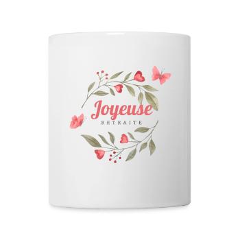 Joyeuse retraite - Mug blanc - blanc - Devant