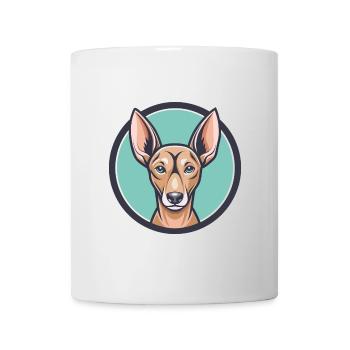 Cirneco Dell Etna Hunderasse Cartoon Kawaii Clipart - Tasse - Weiß - Vorne