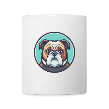 Continental Bulldog Dog Breed Funny Cartoon Kawaii - Mug - white - Front