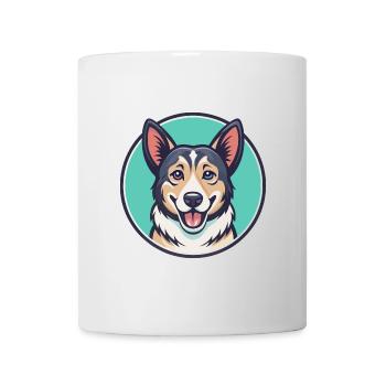 Chippiparai Dog Breed Funny Cartoon Kawaii Clipart - Mug - white - Front