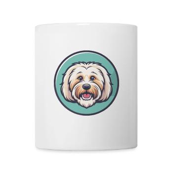 Coton De Tulear Hunderasse Cartoon Kawaii Clipart - Tasse - Weiß - Vorne
