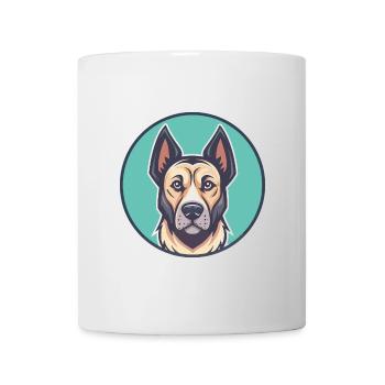 Cimarron Uruguayo Chien Race Dessin animé Kawaii Clipart - Mug blanc - blanc - Devant