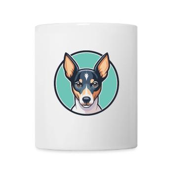 Decker Rat Terrier Chien Race Dessin Animé Kawaii - Mug blanc - blanc - Devant
