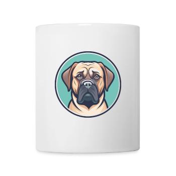 Dogue Brasileiro Chien Race Dessin animé Kawaii Clipart - Mug blanc - blanc - Devant