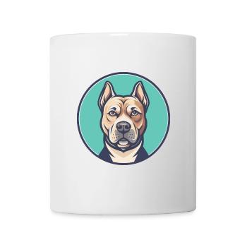 Dogue Cubano Chien Race Drôle Dessin animé Kawaii Clipart - Mug blanc - blanc - Devant