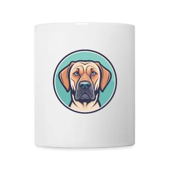 Brasileiro Chien Race Dessin animé Kawaii Clipart - Mug blanc - blanc - Devant