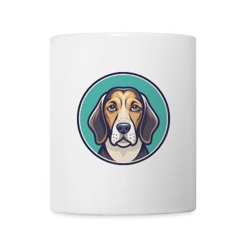 Estnische Windhund Rasse Karikatur Kawaii Clipart - Tasse - Weiß - Vorne