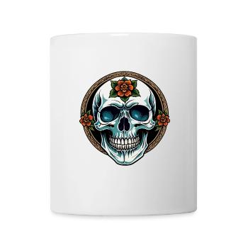 Skull Neo Traditional - Mug - white - Front