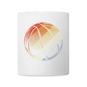 Basketball Ball Vintage - Tasse - Weiß - Vorne