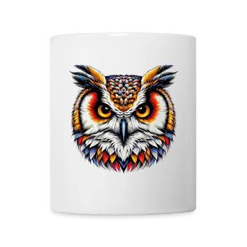 Hibou - Mug blanc - blanc - Devant