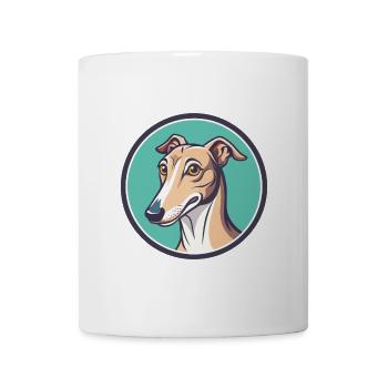 Galgo Español Hunderasse Cartoon Kawaii Clipart Haustier - Tasse - Weiß - Vorne