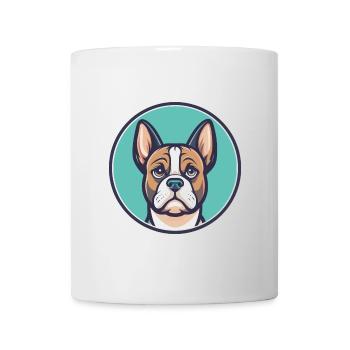 Grand Anglo Français Tricolore Chien Race Dessin animé - Mug blanc - blanc - Devant
