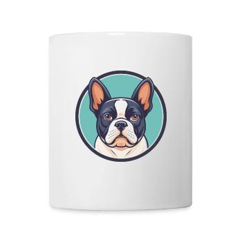 Grand Anglo Francais Blanc Et Noir Dog Cartoon Pet - Mug - white - Front