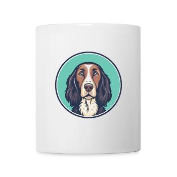 Deutsch Langhaar Vorstehhund Rasse Karikatur Kawaii - Tasse - Weiß - Vorne