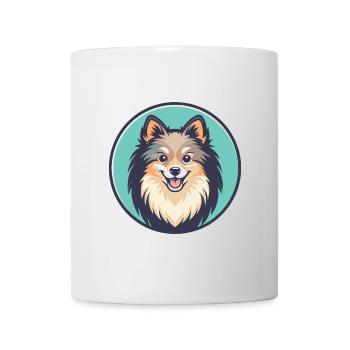 German Spitz Dog Breed Cartoon Kawaii Clipart Pet - Mug - white - Front