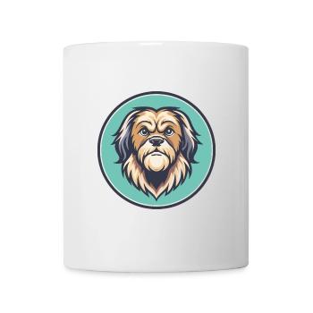 Griffon Nivernais Chien Race Dessin animé Kawaii Clipart - Mug blanc - blanc - Devant