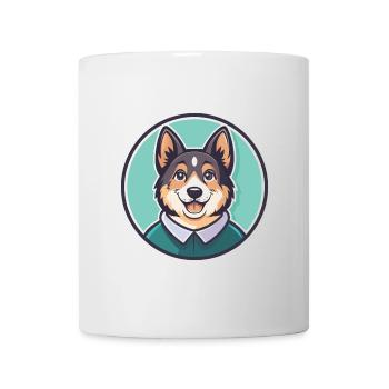 Kaikadi Hunderasse Cartoon Figur Kawaii Clipart - Tasse - Weiß - Vorne