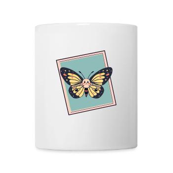 Schmetterling Tierliebhaber Sommer - Tasse - Weiß - Vorne