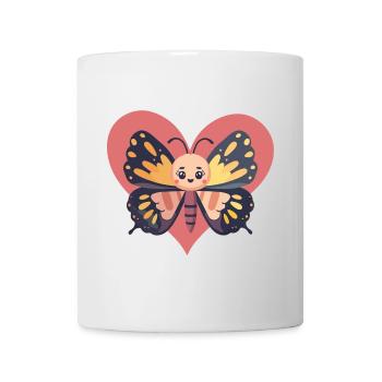 Schmetterling Schmetterlinge Wald - Tasse - Weiß - Vorne