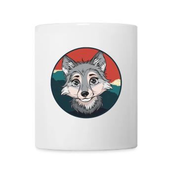 Wölfe Wolf - Tasse - Weiß - Vorne