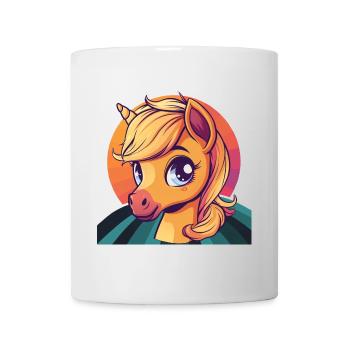 Pferde Reiter - Tasse - Weiß - Vorne