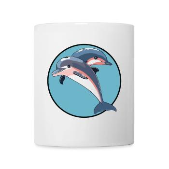 Dolphin Sea Sea Creatures - Mug - white - Front