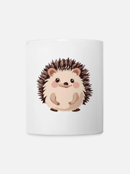 Igel Spitz - Tasse - Weiß