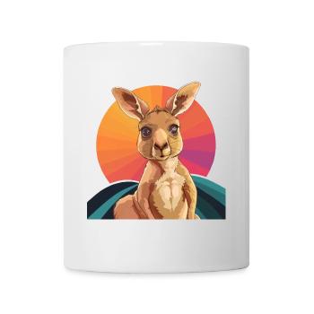 Kangaroo Sydney Melbourne - Tasse - Weiß - Vorne