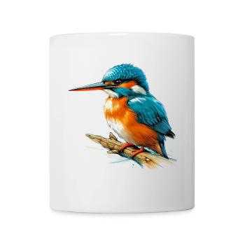 Martin-pêcheur - Mug blanc - blanc - Devant