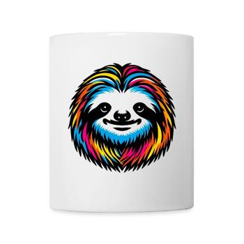Faultier - Tasse - Weiß - Vorne