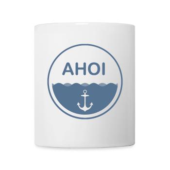 Anker Ahoi Logo 2 (clean) - Tasse - Weiß - Vorne