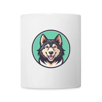 Karakachan Chien Race Dessin animé Kawaii Clipart Animal - Mug blanc - blanc - Devant