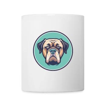 Majorque Mastiff Chien Race Dessin animé Kawaii Clipart - Mug blanc - blanc - Devant