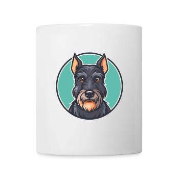 Kerry Blue Terrier Hunderasse Karikatur Kawaii - Tasse - Weiß - Vorne