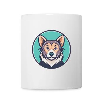 Kyi Leo Hunderasse Cartoon Figur Kawaii Clipart - Tasse - Weiß - Vorne