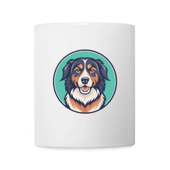 Maremmano Abruzzese Sheepdog Dog Breed Cartoon Pet - Mug - white - Front