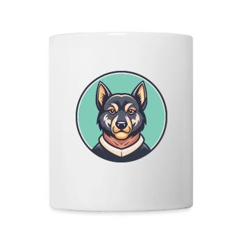 Molosse D’épire Chien Race Dessin Animé Kawaii - Mug blanc - blanc - Devant