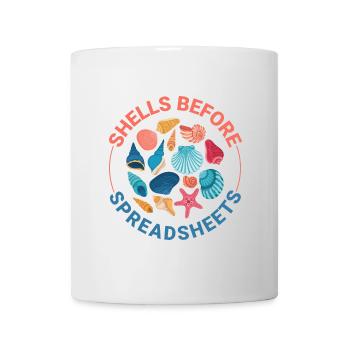 Seashells Collector Beachcomber Sea Shell - Mug - white - Front