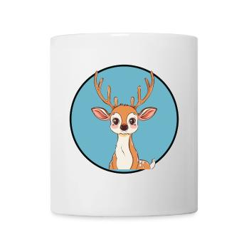 Hirschgeweih Hirschjagd Wald - Tasse - Weiß - Vorne