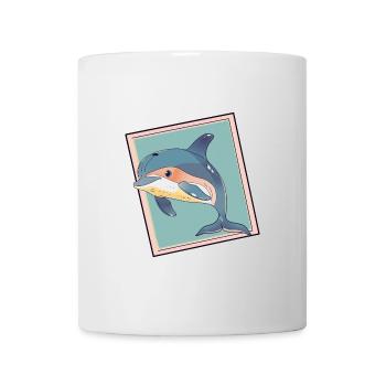 Dolphin Sea Creatures Sea - Mug - white - Front