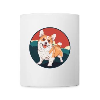 Hund Dackel - Tasse - Weiß - Vorne