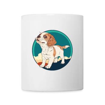 Hund Dackel Hunde - Tasse - Weiß - Vorne