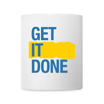 Get it done (dark) - Mug - white - Front