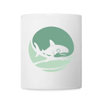 Shark Shark Fin Sharks - Mug - white - Front
