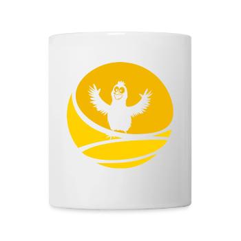 Oeuf de poussin de Pâques - Mug blanc - blanc - Devant