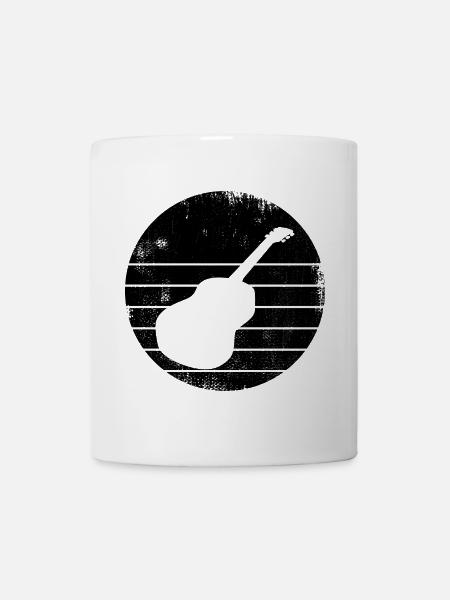 Gitarre - Tasse - Weiß